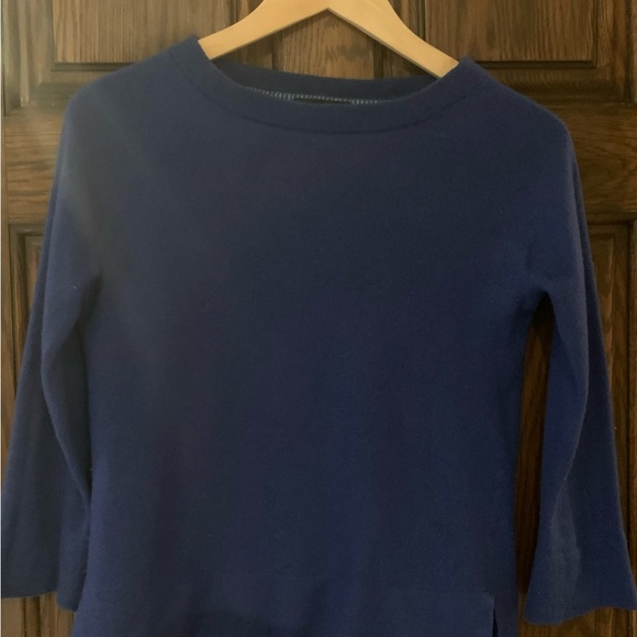 Lord and Taylor Cashmere Blue Sweater - Picture 1 of 3
